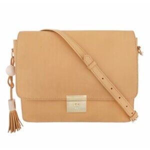 Aarikka Helle  women's Cream Tan leather Shoulder crossbody Bag